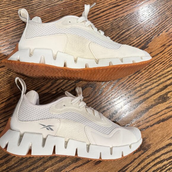 Reebok Zig Dynamica Sneakers - White - Size 7.5 - Picture 5 of 6